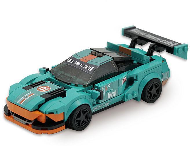 Mô hình xe đua 28001 của TOP TOY, một bộ lắp ráp xe đua Rally Monte Carlo màu xanh ngọc tuyệt đẹp cho bé trai 6 tuổi. Giá tốt.