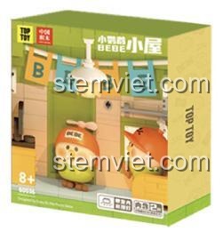 bộ lắp ghép Ngôi nhà chim vẹt Bebe, hộp sản phẩm, đồ chơi lắp ráp cho bé trai và bé gái 8 tuổi, giá tốt
