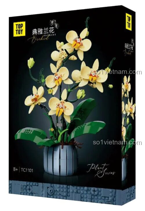 Hộp sản phẩm Lan Hồ Điệp Thanh Nhã của TOP TOY mã TC1101