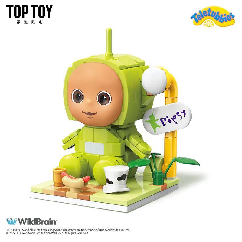 Mô hình Teletubbies Dipsy xanh lá, đồ chơi lắp ráp TOP TOY TC1303 cho bé 6 tuổi, giá tốt