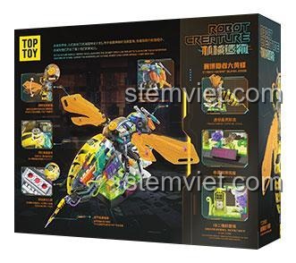 Hộp sản phẩm bộ lắp ráp Ong bắp cày Cyberpunk TOP TOY TC2103, đồ chơi mô hình robot côn trùng với thiết kế độc đáo, phù hợp bé trai 8 tuổi, giá tốt.