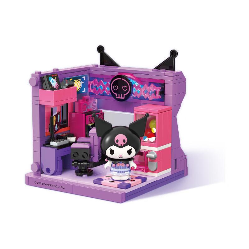 Bộ lắp ghép Kuromi TOP TOY TC2315 Phòng Game Ma Thuật, đồ chơi lắp ráp Nhân vật Sanrio Kuromi cho bé gái 8 tuổi, giá tốt.