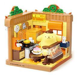 TOP TOY TC2317 Pompompurin Bộ lắp ghép Khối xây dựng Vàng Nâu Trắng Con gái 8+ tuổi