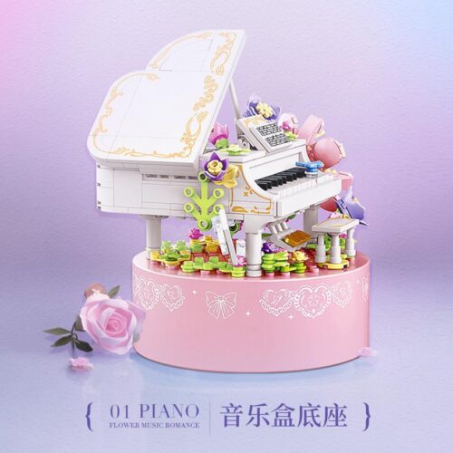 TOP TOY TC2701 Piano - Bộ đồ chơi Piano với thiết kế hoa âm nhạc
