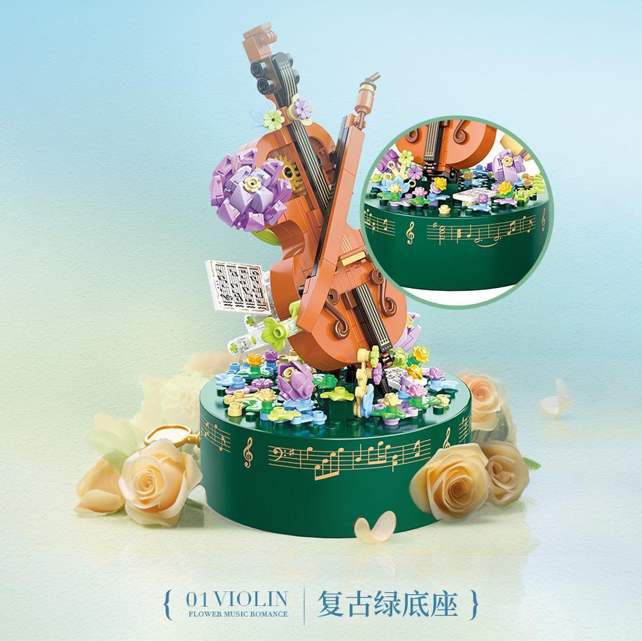 Hộp nhạc Violin Giai Điệu Hoa - TOP TOY TC2702 - Bộ lắp ghép nhạc cụ