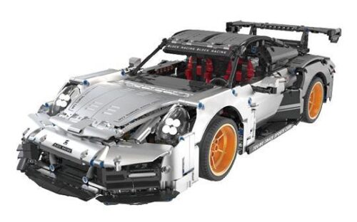 Bộ lắp ghép Siêu xe đua Toumu T2001 GT Bạc, đồ chơi lắp ráp xe thể thao cho bé trai 8 tuổi, giá tốt