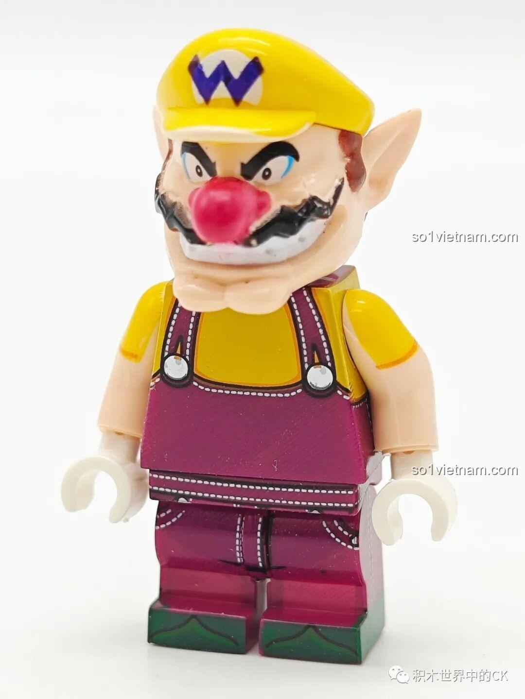 Trải nghiệm WM 6103 với nhân vật Wario WM2069, có khuôn mặt được thiết kế độc đáo và gian xảo.