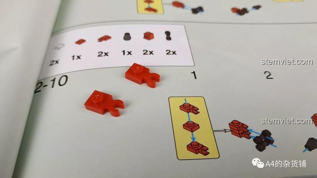 Tình trạng có mảnh ghép bị sai trong bộ đồ chơi mô hình 3030 hợp túi tiền, tuy nhiên không ảnh hưởng lớn đến việc lắp ráp.