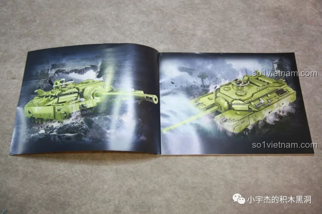 Các trang bên trong sách hướng dẫn lắp ráp Panlos Brick 628010 có hình ảnh minh họa 3D sống động.