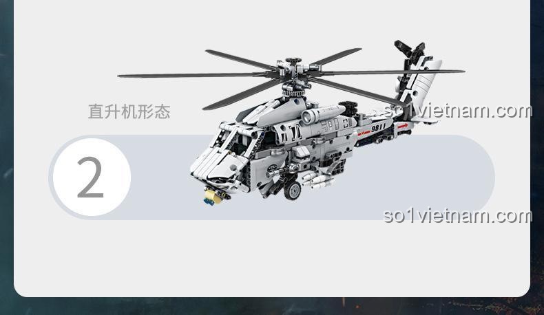 Trực thăng Z-20 GBL KY1084 ở dạng tháo lắp