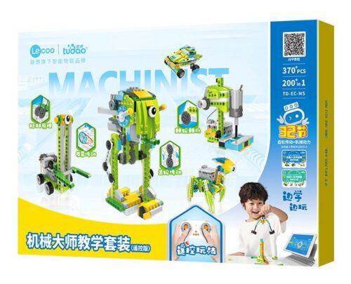 Bộ lắp ráp robot Tudao TD-EC-MS, đồ chơi điều khiển từ xa cho con trai 6 tuổi, giúp phát triển tư duy logic, giá tốt.