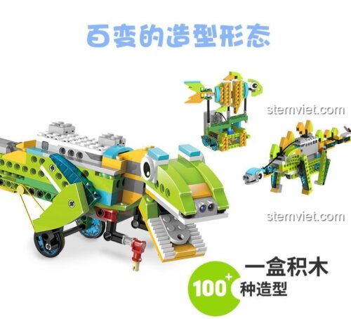 Bộ lắp ráp robot lập trình Tudao TD-ROBOT với hơn 100 mẫu lắp ghép, đồ chơi sáng tạo cho trẻ 6 tuổi, giá rẻ