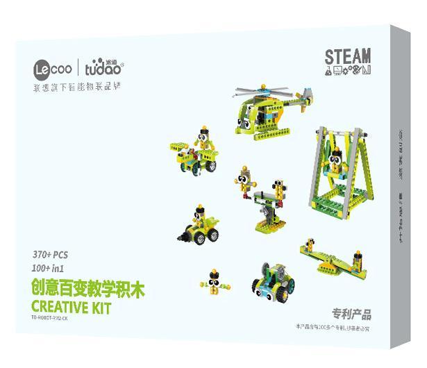 Hộp bộ đồ chơi lắp ráp giáo dục sáng tạo Tudao TD-ROBOT-RM2-CK 370 mảnh, phù hợp cho bé trai và bé gái 6 tuổi, giúp phát triển tư duy sáng tạo với giá tốt.
