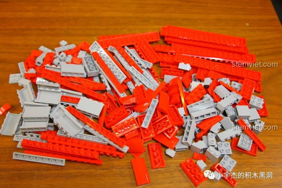 Túi mảnh ghép số 2 của bộ lắp ráp Mô Hình Tàu Sân Bay Sơn Đông SEMBO 202001, bắt đầu xây dựng cấu trúc.