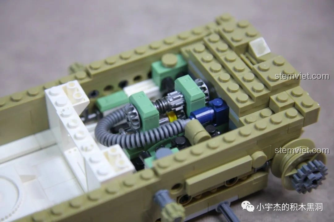 Các túi mảnh ghép số 3 của bộ lắp ghép PanlosBrick 632004 Xe Tăng Chủ Lực M60 Magach Israel.