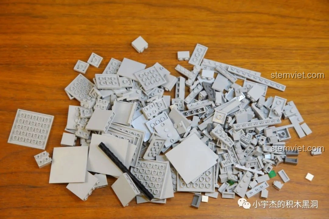 Túi mảnh ghép số 5 của bộ lắp ráp Hàng Không Mẫu Hạm Sơn Đông SEMBO 202001, thêm chi tiết nhỏ.