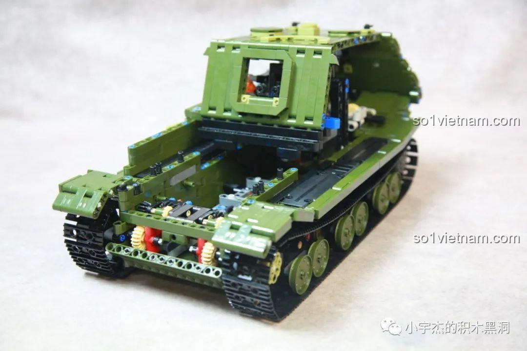 Túi mảnh ghép số 6 của bộ Taigao Le T4012 Xe Tăng Diệt Ferdinand, bổ sung các chi tiết cho phần thân xe.