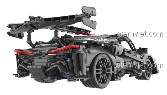 Đồ chơi mô hình Tuomu T2002 Siêu xe đua Venom GTR, bộ lắp ghép DevilParsite 2203 chi tiết, quà tặng bé trai