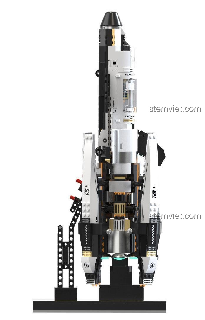 Đồ chơi lắp ráp Tàu con thoi khám phá không gian Tuomu T5005, đồ chơi mô hình khám phá không gian, giúp bé sáng tạo