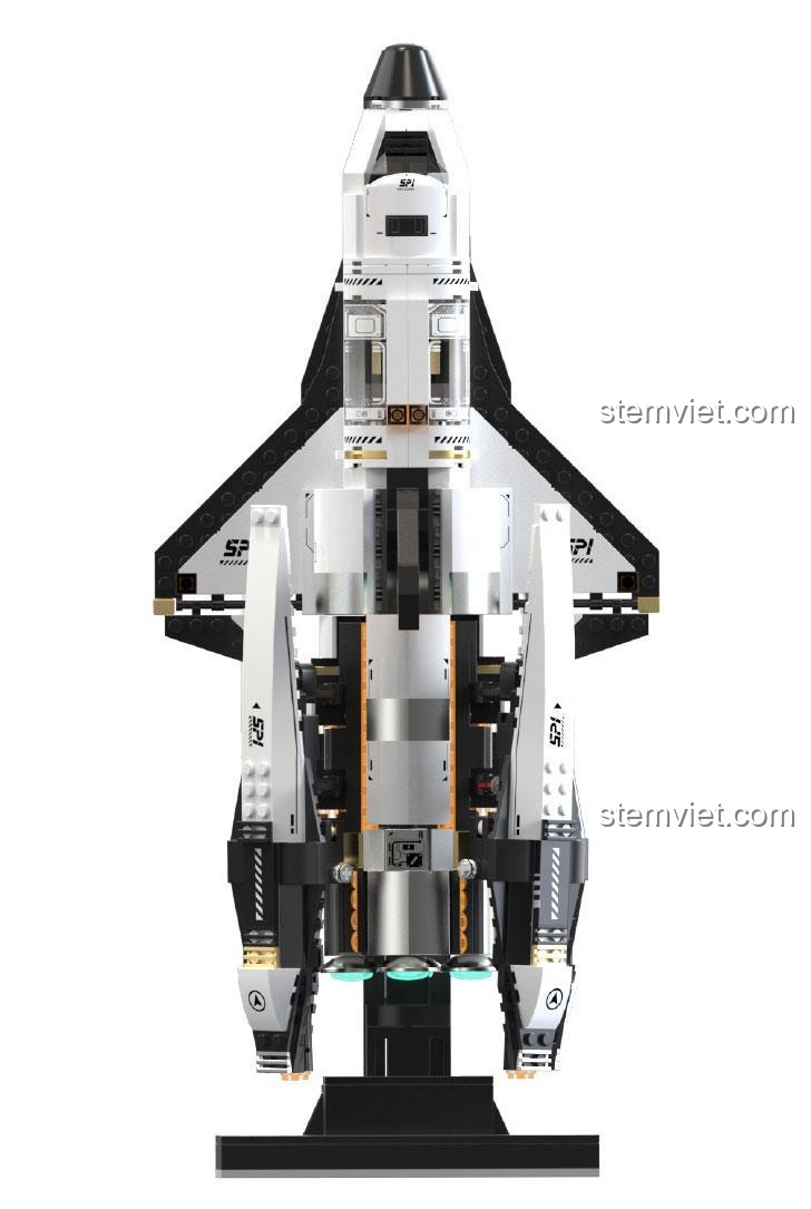 Bộ xếp hình Tàu vũ trụ Tuomu T5005, bộ lắp ghép tàu con thoi vũ trụ, rèn luyện tư duy logic cho bé trai