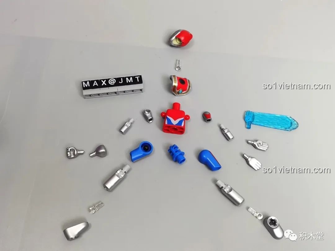 Quá trình lắp ráp nhân vật Ultraman BLOKEES 71217