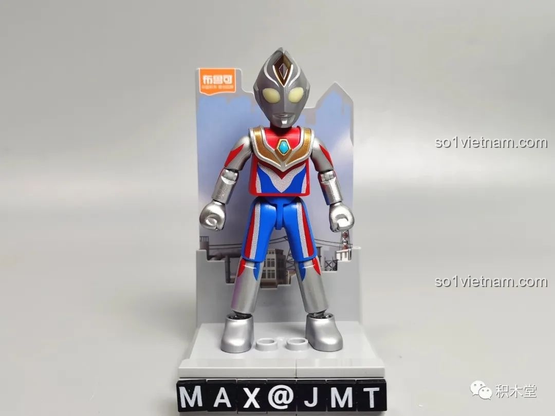 Quá trình lắp ráp nhân vật Ultraman BLOKEES 71217