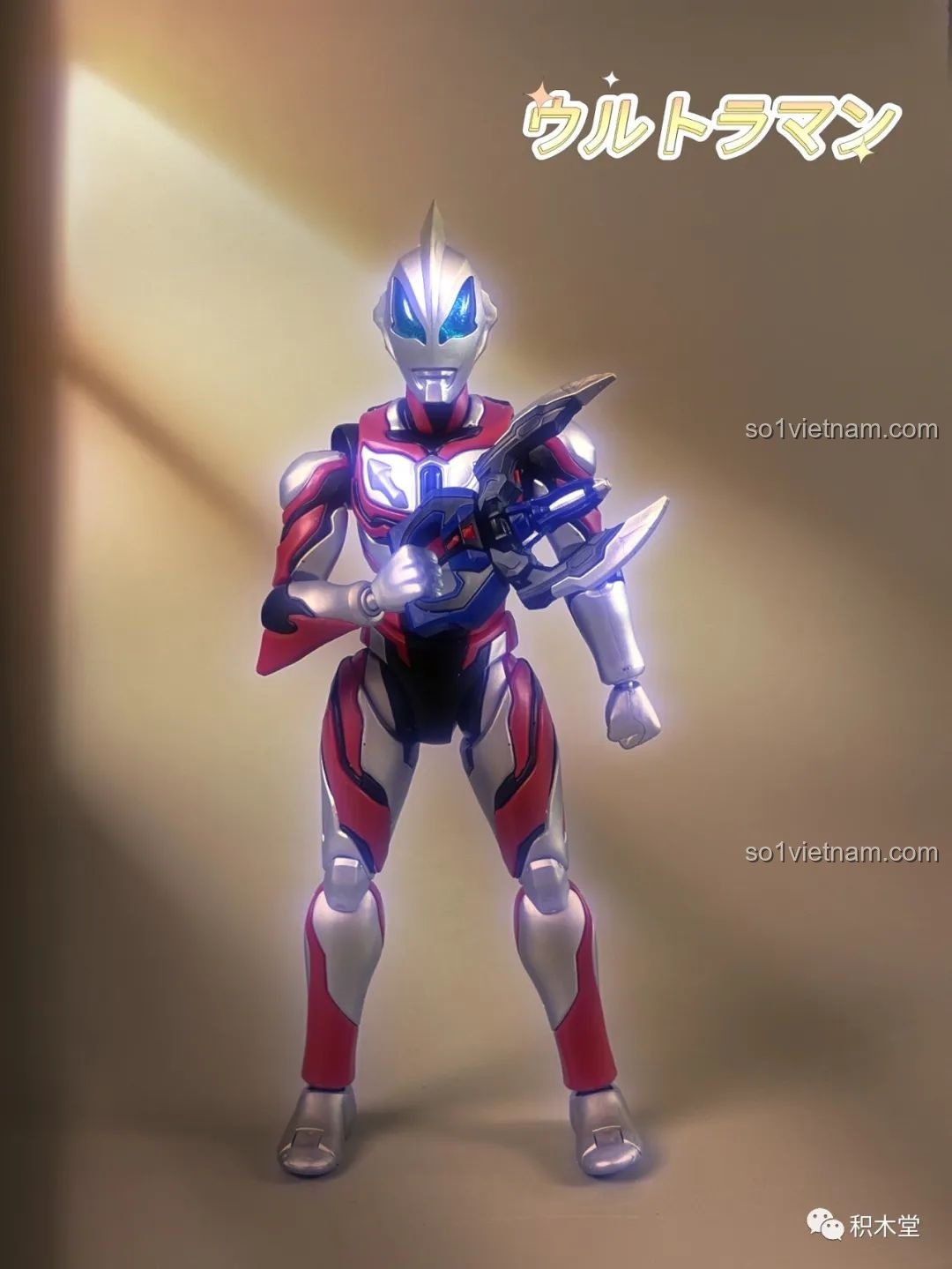 Mô hình lắp ráp Ultraman Geed 71219 BLOKEES cầm vũ khí Geed Claw