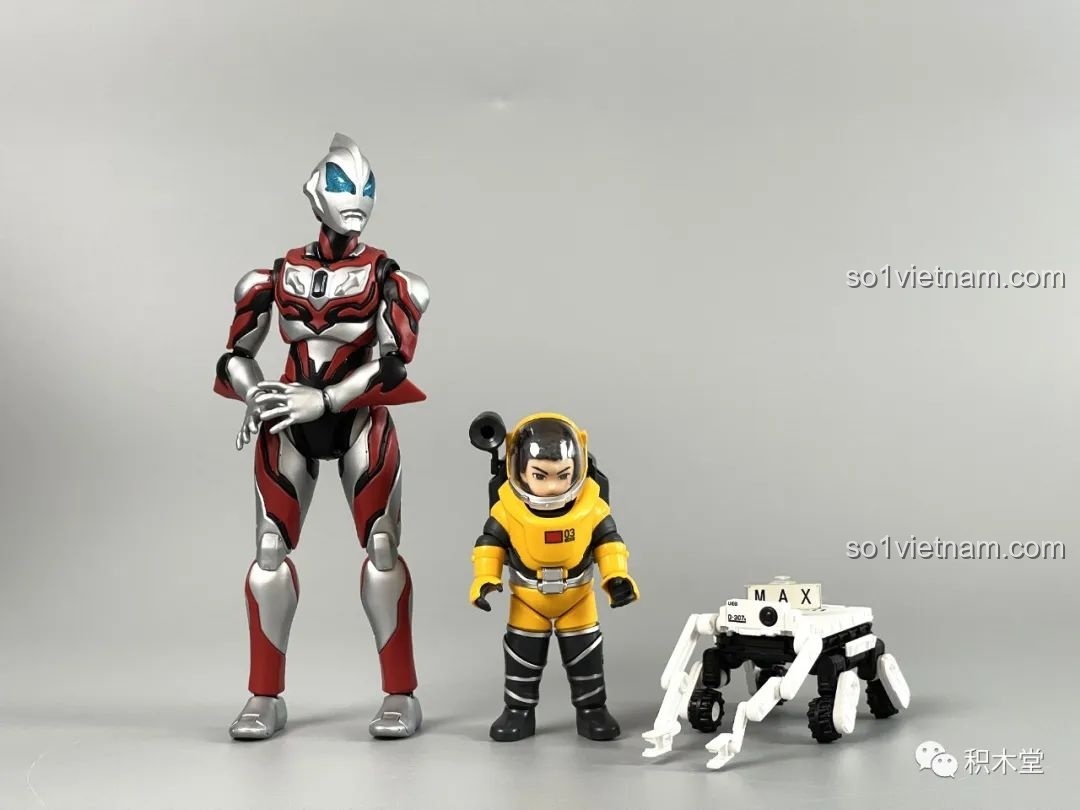 Mô hình lắp ráp Ultraman Geed 71219 BLOKEES tạo dáng quyến rũ