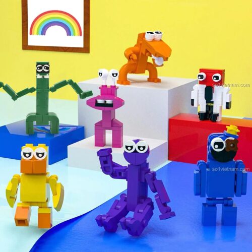 Mô hình Cầu Vồng Bạn Bè KB300 lắp ráp từ bộ đồ chơi giáo dục STEM toy cho bé trai bé gái
