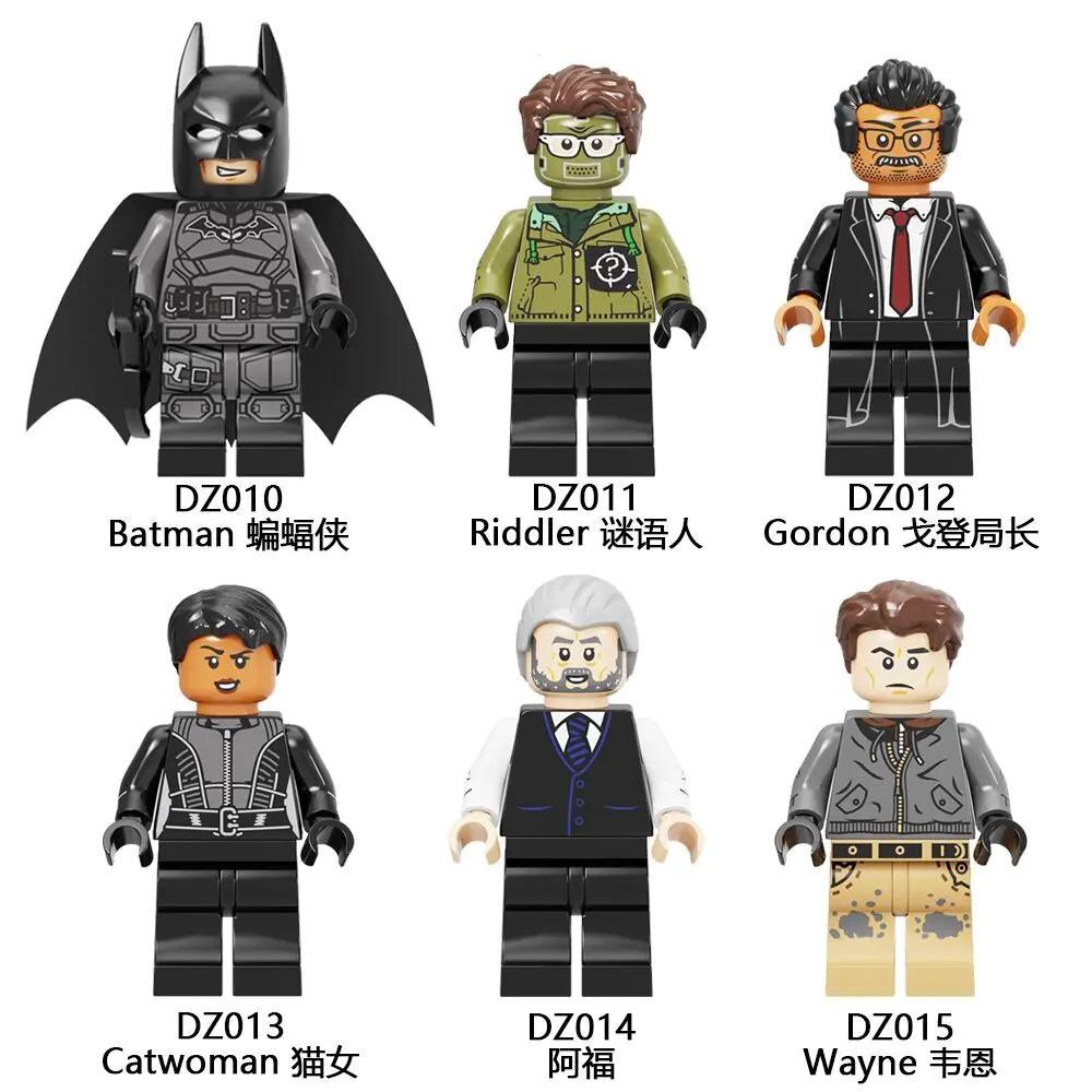 Bộ 6 minifigure Batman, Riddler, Gordon, Catwoman, Alfred, Wayne