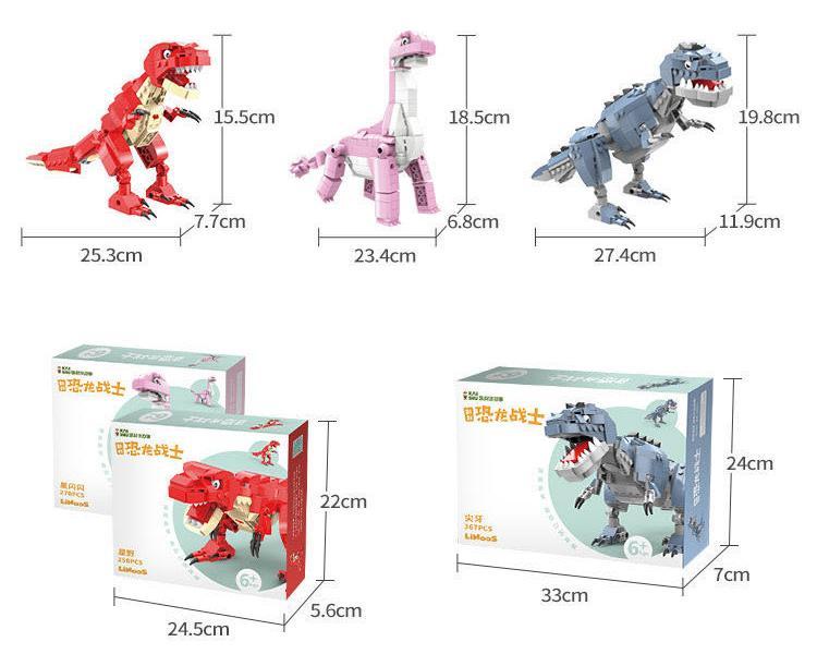 Bộ lắp ghép Khủng Long Chiến Binh QL1710 từ Uncle Kai's Storytelling và LiNooS, đồ chơi lắp ráp mô hình khủng long cho bé trai và bé gái 6 tuổi, với 895 mảnh ghép, lắp được 3 kiểu khủng long độc đáo, giá tốt.