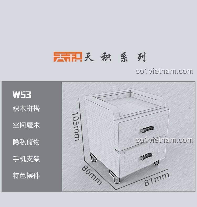 set đồ chơi Hộp đựng đồ sáng tạo W53, puzzle, đồ chơi mô hình cho con trai 14 tuổi, giá tốt