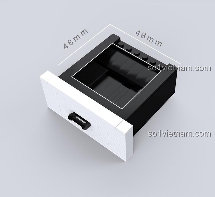 đồ chơi mô hình Kệ điện thoại W53, hộp bí mật, hộp đựng đồ sáng tạo, đồ chơi xây dựng cho con trai 14 tuổi, giá tốt