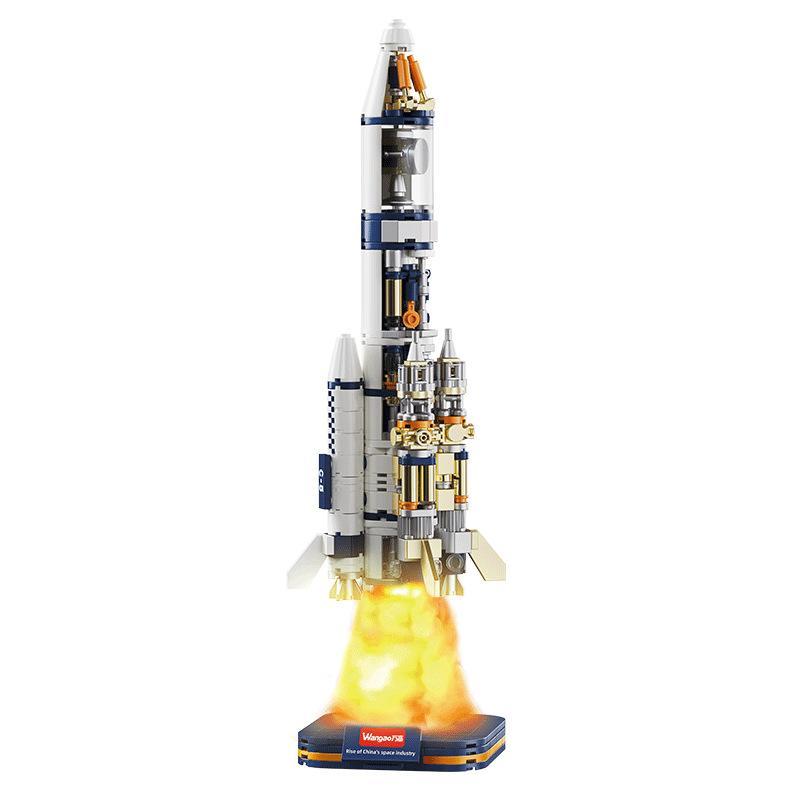 bộ lắp ráp Tên lửa đẩy Trường Chinh 5 Wangao 288002, đồ chơi mô hình không gian cho bé trai 6 tuổi giá rẻ.
