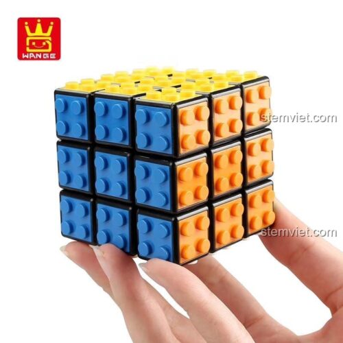 Puzzle Rubik Lắp Ráp WANGE 094 cầm trên tay, rèn luyện tư duy logic cho con trai, con gái.