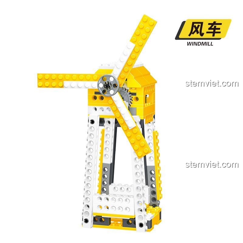 Mô hình cân thăng bằng Technic từ bộ xếp hình WANGE 1405, một công cụ học tập STEM tuyệt vời về nguyên lý đòn bẩy và đối trọng.