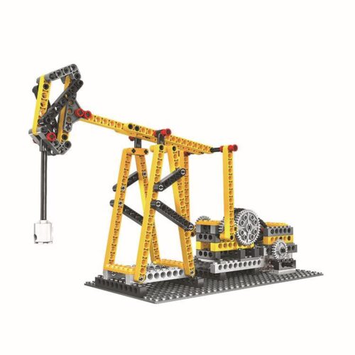 Bộ lắp ghép Máy móc động lực WANGE 1406 mô hình bơm dầu có động cơ, đồ chơi giáo dục cho bé trai 6 tuổi, giá tốt