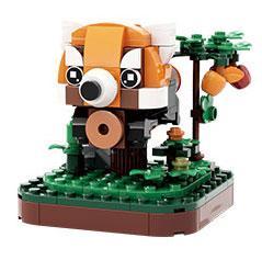 Bộ đồ chơi Gấu Trúc Đỏ WANGE 1620 đáng yêu, đồ chơi mô hình động vật đáng yêu cho bé trai và bé gái 6 tuổi, giá tốt.