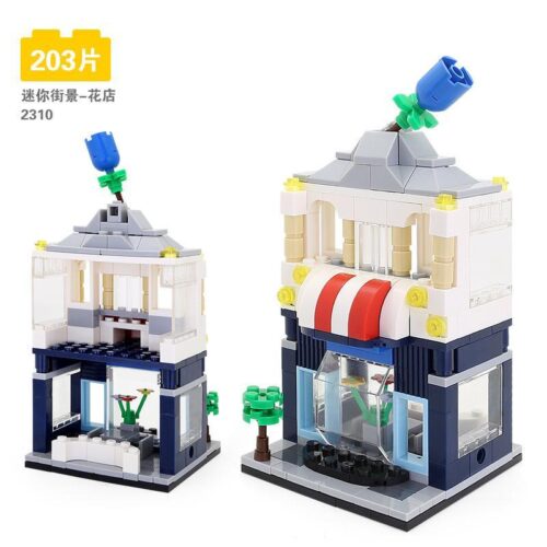 Bộ lắp ghép Cửa hàng hoa mini WANGE 2310, đồ chơi mô hình kiến trúc tinh xảo cho bé gái 6 tuổi, giá tốt.