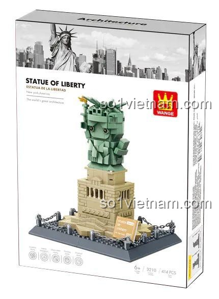 Hộp đựng mô hình Tượng Nữ thần Tự do WANGE 3210