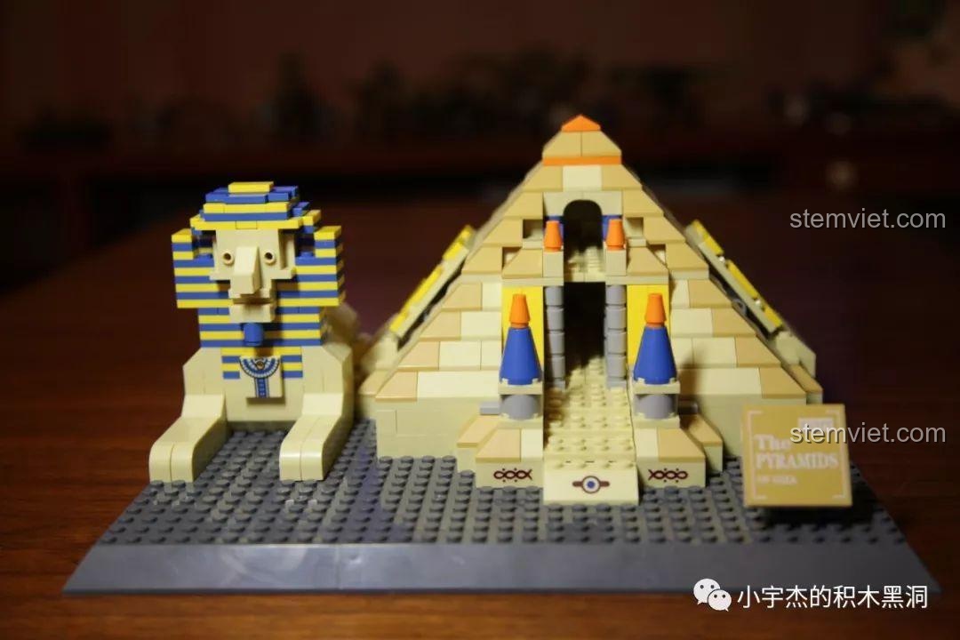 Một góc nhìn khác của mô hình hoàn thiện, thể hiện sự hùng vĩ của công trình.