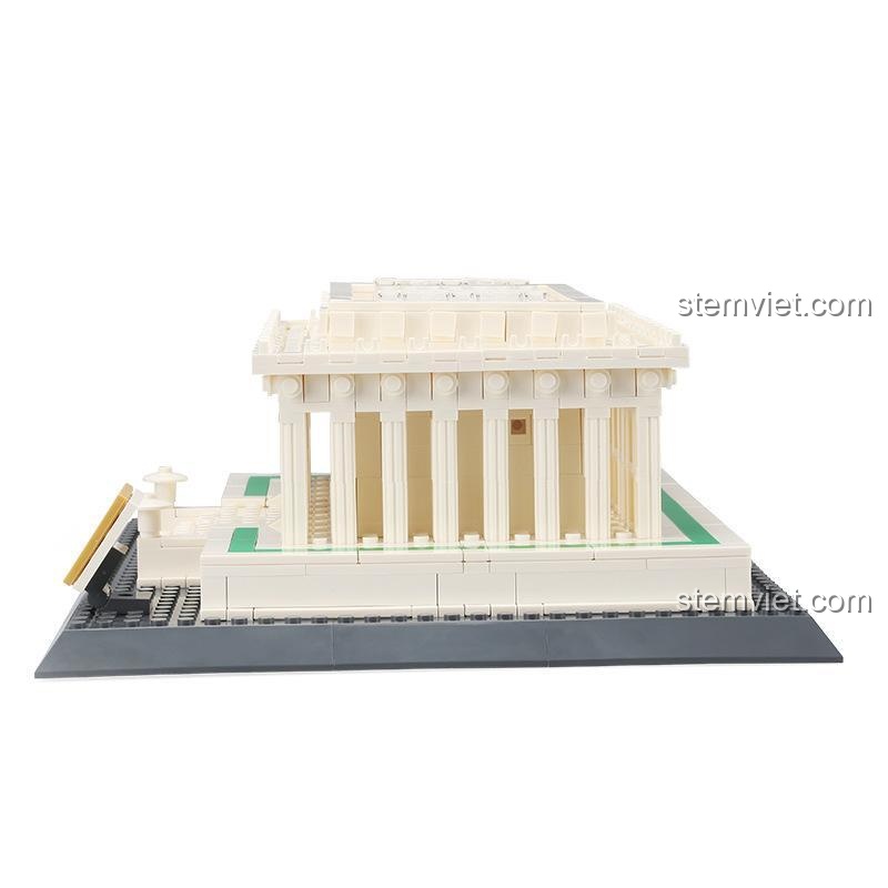 Mô hình Lincoln Memorial WANGE 4216 từ bên phải