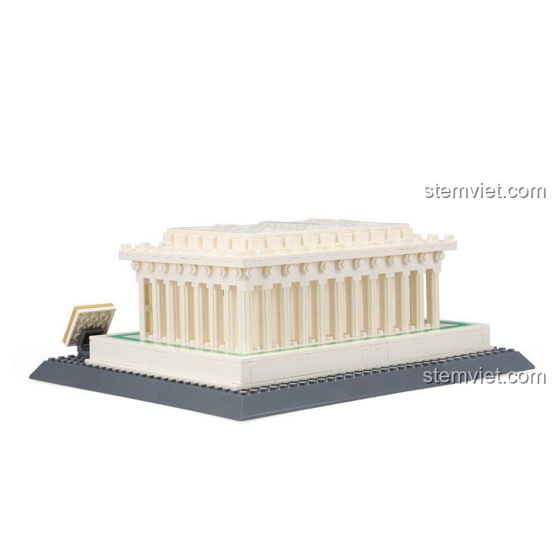 Mô hình Lincoln Memorial WANGE 4216 từ bên trái