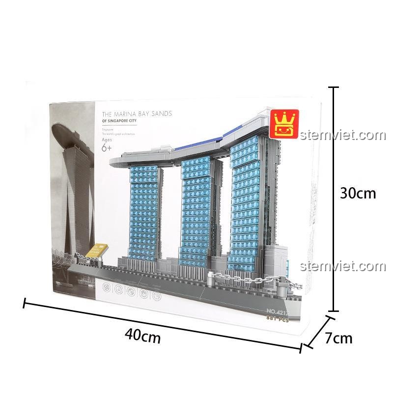 Khách sạn Marina Bay Sands Singapore WANGE 4217 Bộ xây dựng