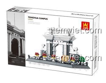 Hộp đồ chơi mô hình WANGE 4223 Cổng Thanh Hoa Viên, bộ xếp hình 586 chi tiết, quà tặng ý nghĩa cho con trai.