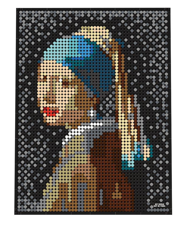 Bộ lắp ghép Thiếu Nữ Đeo Hoa Tai Ngọc Trai WANGE 5120, đồ chơi mô hình tái hiện kiệt tác nghệ thuật, phù hợp cho bé 6 tuổi trở lên, giá tốt.