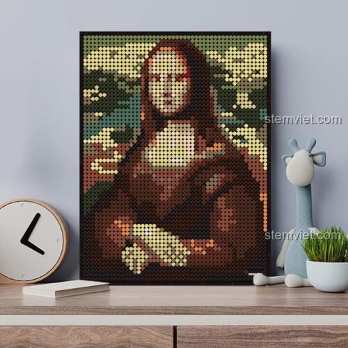 Mô hình WANGE 5121 Tranh Mona Lisa kiệt tác nghệ thuật, đồ chơi lắp ráp cho bé trai bé gái 6 tuổi, giá rẻ