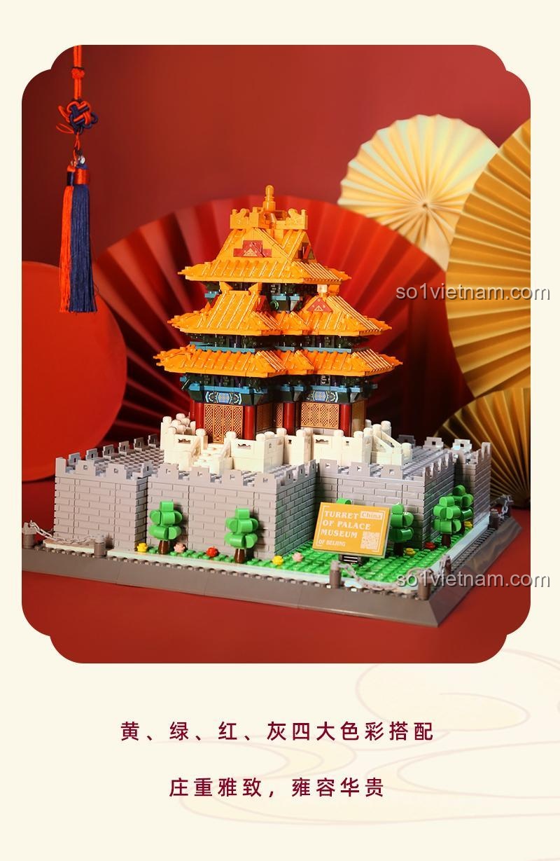 Phối màu Lầu Góc Tử Cấm Thành đẹp mắt WANGE 5239