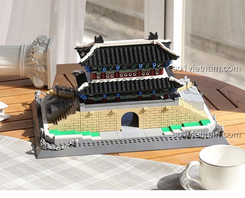 Mô hình Cổng Namdaemun Seoul Hàn Quốc Wange 5240 - Chi tiết