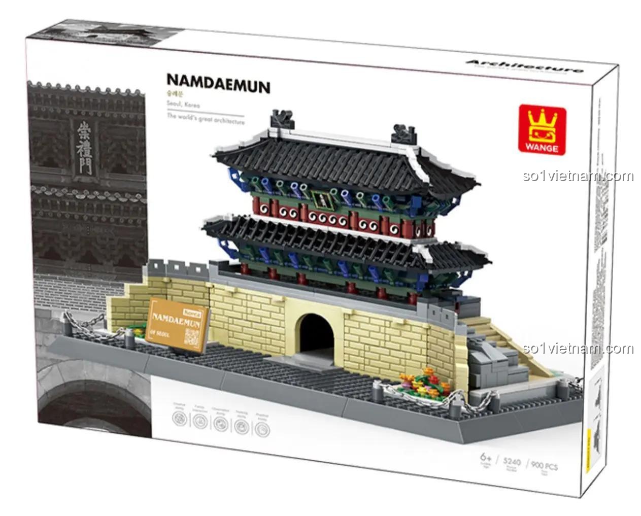 Mô hình Cổng Namdaemun Seoul Hàn Quốc Wange 5240 - Hộp sản phẩm